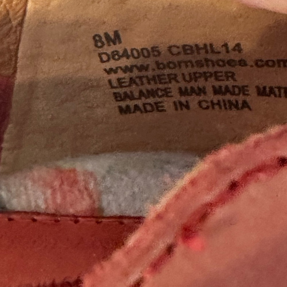 Born Tlythe Scalloped Ballet Flats Coral Pink Sz 8 - Picture 5 of 11